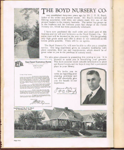F.C. Boyd, Sr. Letter from 1929 Price Catalog